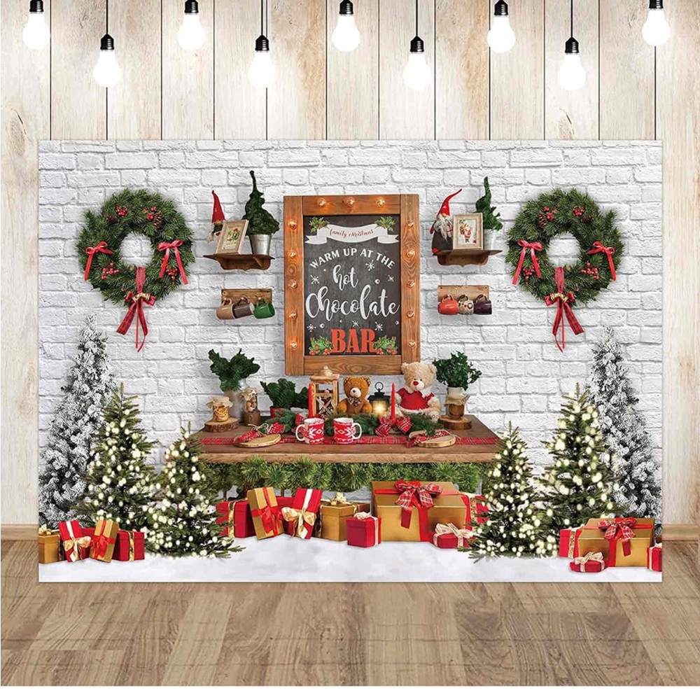 Like new Holiday/Winter Backdrop
